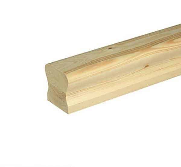 HDR-Pine-Ungrooved HDR Style Handrail - Image 1