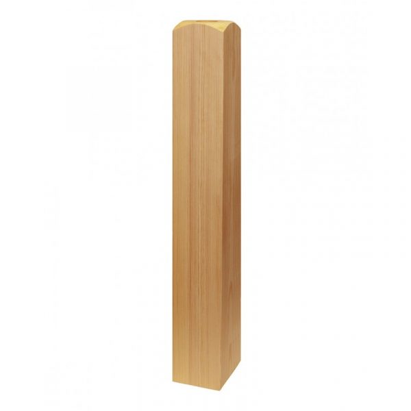 base-pine 90x90mm Newel Base - Image 1