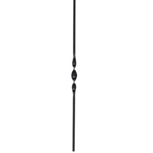 Beaufort Metal Baluster Black Finish 850mm
