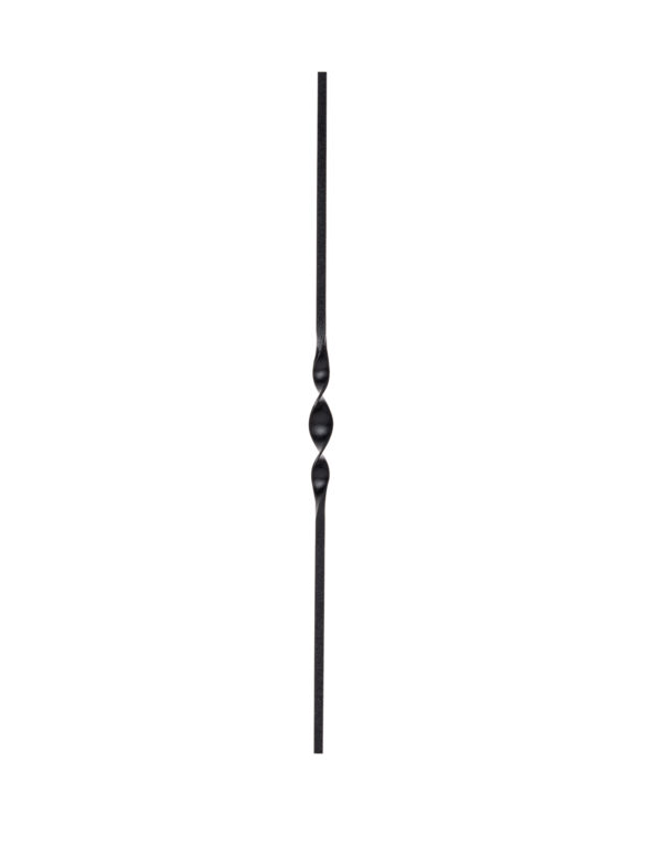 Beaufort Metal Baluster Black Finish 850mm - Image 1