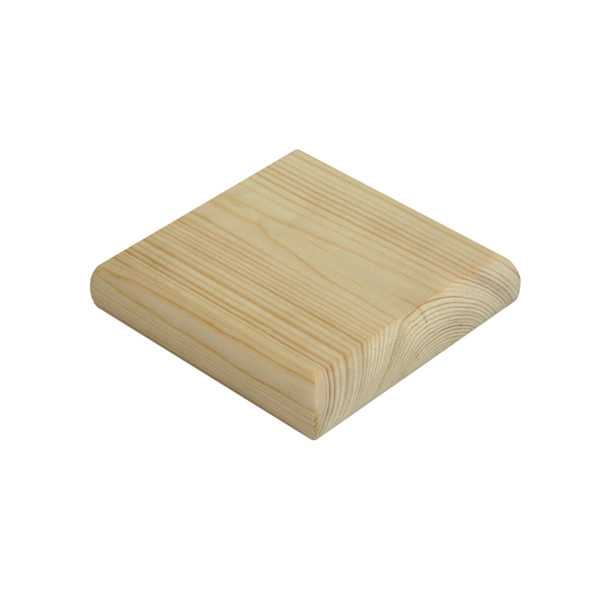 NC8P — Pine Flat Newel Cap Flat Newel Cap - Image 1