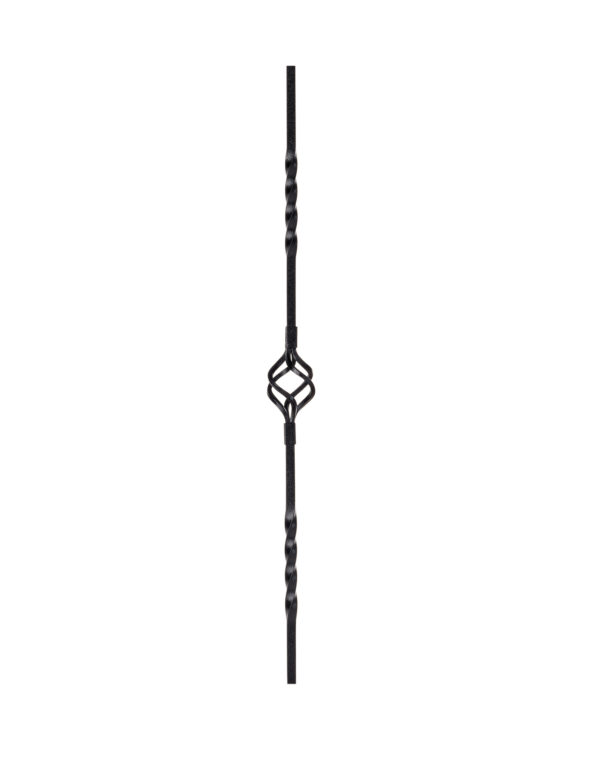 Savannah Metal Baluster Black Finish - Image 1