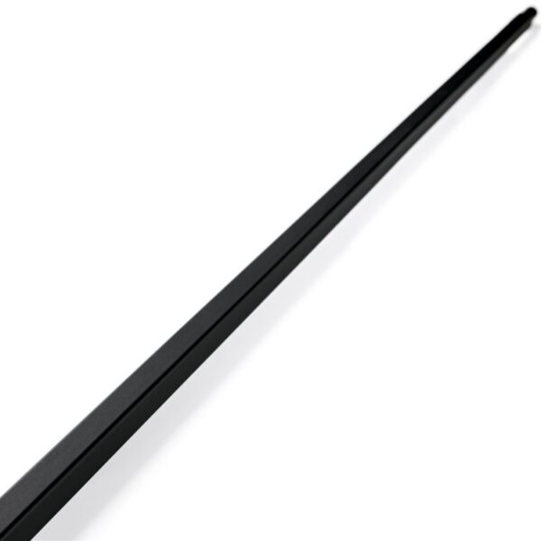 VFS1422-1-750x750 Metal Matt Black Plain Square Bar 12mm Spindle. - Image 1