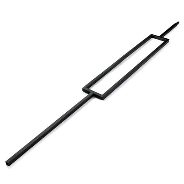 Metal Black Rectangle Spindle - Image 1